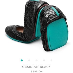 Tieks by Gavrieli women’s ballet flat obsidian black size 9